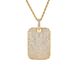 Unisex Hot Sale Military Brand Full Diamond Pendant Micro Inlaid Zircon Square Brand Hip Hop Pendant Trendy Hip Hop Jewelry_ipsvogv.com