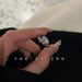 Crystal Taosi Zircon Drop Sparkling Bamboo With Light Luxury Charm, Small And Versatile, Adjustable Opening Ring Charm, Versatile,_ipsvogv.com