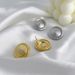 Light Luxury Ocean Holiday Earrings For Women, Niche Simple Matte Frosted High-End Feel, S Silver Needle_ipsvogv.com