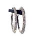 Exaggerated diamond studded double row large circle street dance hip-hop earrings, earrings, bridal earrings_ipsvogv.com