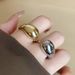Minimalist Waterdrop Ri, Women's Geometric Smooth Surface Versatile Ins Style, Niche Fashion, Personalized Open End_ipsvogv.com