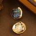 Exquisite And Fashionable Natural Abalone Shell Earri, Niche, Light Luxury, Fashionable, High-end Silver Needle_ipsvogv.com
