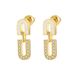 Women's Jewelry Exquisite Mother Of Pearl U Shaped Earrings Light Luxury Design High End French Earrings Simple Earrings_ipsvogv.com