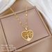 Love 【 】 Life Tree Light Luxury Temperament Gorgeous Full Diamond Necklace Women's Versatile Clavicle Titanium Steel 【 】_ipsvogv.com