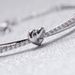 Love Knot Bracelet Female Element Crystal Heart Shaped Knot Bracelet_ipsvogv.com