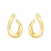 Exaggerated Twisted Geometric Copper Gold Plated Niche Design Sense High-end Minimalist Style Simple Earrings For Women_ipsvogv.com