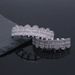 Dental Braces Dress T Shaped Zircon Jewelry Accessories Eight Rectangular Zircons Funny Personality Men's European Hip Hop Braces_ipsvogv.com