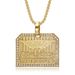New Hip-Hop Jewelry Titanium Steel Gold-Plated World Famous Painting Jewish Thirteen Apostles Pendant Necklace_ipsvogv.com