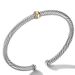Stainless Steel Bracelet Titanium Steel Wire Rope Two Color Open Bracelet_ipsvogv.com