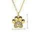 Necklace Micro Inlaid Zircon New Arrival Dog Paw Cat Paw Hot Selling Accessories Women's Versatile Clavicle Chain Zircon Necklace Pendant_ipsvogv.com