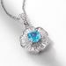 new Flower Lady Pendant Female S925 Silver Inlaid Shining Ice Flower Cut High Carbon Diamond Pendant Light Luxury_ipsvogv.com