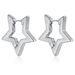 Trend Earrings, Star Style, High-end Earrings, Simple Atmosphere, Exquisite Cold Wind, Cross-border Five-pointed Star Earrings_ipsvogv.com