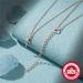 Women's Jewelry 925 Sterling Silver Smooth Cross Clavicle Necklace Fashion Minimalist Ins Style Wear Clavicle Chain_ipsvogv.com