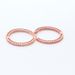 Women's Jewelry Large Rose Gold Shining Heart Earrings Light Luxury Hollow Love Heart Shaped Earrings Gift_ipsvogv.com