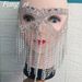 High end luxury rhinestone long tassel mask fashion masquerade zircon mask facial jewelry_ipsvogv.com