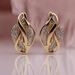 Cao Shi's Korean Version Personality Versatile Fried Dough Twists Weave Irregular Metal Sense Hollow Out Design Female_ipsvogv.com