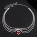 Ethnic Style Love Pendant, Rhinestone Headgear, European And American High-end Luxury Multi-layer Forehead Chain, Hair Accessories Hair Chain_ipsvogv.com