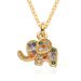 Small Mini Creative Cute Colorful Micro Inlaid Zircon Small Turtle Pendant Pendant Jewelry Necklace_ipsvogv.com