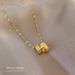 【 Titanium Steel 】 Double Ring Small Waist Diamonds, Fashionable And Luxurious Temperament, Gorgeous Full Of Diamonds_ipsvogv.com