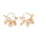 Elegant And Luxurious Leaf Pendant Metal Three-Dimensional Studs New Women's Earrings_ipsvogv.com