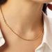Minimalist Spaced Bead Chain Necklace - Light Luxury Delicate Layering Piece (Women's Dainty Collarbone Jewelry Elegant Everyday Accessory)_ipsvogv.com