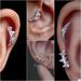 Unisex hot style zircon micro inlaid ear bone studs for women stainless steel threaded ball ear studs cartilage piercing earrings_ipsvogv.com