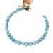 New Women's Trendy Ocean Blue Stone Bead Short Necklace With Simple Temperament And Versatile Artistic Style Sweater_ipsvogv.com
