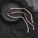 New Women's 7mm Three-Claw Heart-Shaped Men's Tennis Bracelet Hip-Hop Rose Gold Single Row Chain_ipsvogv.com