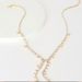 Hot Selling Rhinestone Studded Y-shaped For Women, Fashionable Crystal Sparkling Tassel Necklace Jewelry Choker_ipsvogv.com