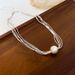 Fashionable Round Ball Multi-layer Necklace With Niche Design, New Clavicle Chain, Personalized And Cool Style, Neck_ipsvogv.com