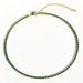 Hip Hop Colorful Row Necklace Tennis Zircon Chain Women Rainbow Full Diamond Choker Trendy Jewelry_ipsvogv.com
