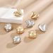 Smooth Simple Heart-shaped For Women, Fashionable Elegant, Cool Romantic Style, With High-end Versatile And Earrings_ipsvogv.com