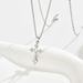 Cross Necklace, Women's Minimalist Fashion Trend Pendant Inlaid With 5A Zircon, Versatile Collarbone Chain_ipsvogv.com