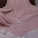 S Pure Silver Square Sugar Necklace For Women, Niche Design, Light Luxury Temperament, High-end Sense, Versatile And_ipsvogv.com