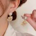 Korean Style Unique Exquisite Metal Fireworks Light Luxury Niche Design Super Shiny Dongdaemun High-end Fashion Earrings_ipsvogv.com