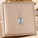 Titanium Steel Necklace, Female Demon's Eye, Fashionable Design, Niche Pendant, Temperament, Collarbone Chain Accessory_ipsvogv.com