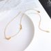English Love Peach Heart Loveu Pendant Necklace For Women's Inns Minority Titanium Steel Collar Neckchain Jewelry P799_ipsvogv.com