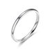 Jewelry 2mm Titanium Steel Thin Minimalist Women's Tail Korean Version Popular Rose Gold Couple Ring_ipsvogv.com