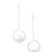 Fashion new earrings Alloy metal texture disco ball earrings Women's personalized earrings_ipsvogv.com