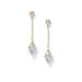 Simple Temperament Fashion Earrings New Drop Chain Pendant Earrings Temperament Inlaid Zircon Earrings_ipsvogv.com