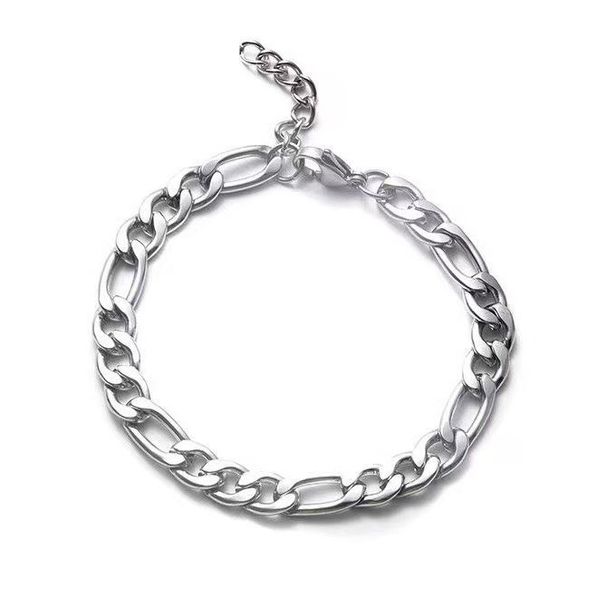 Stainless 3.2mm NK Flat Bracelet Men's Titanium Steel Jewelry_ipsvogv.com