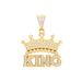 Unisex Alloy Necklace Crown KING Single Row Diamond Inlaid Diamond Pendant Men And Women Hip Hop Personality Full Diamond Jewelry Pendant_ipsvogv.com