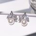Cao Shi Imitates Pearl Leaf Earrings For Women's Daily Wearing Of Ladylike Accessories, Fashionable, Elegant, Light_ipsvogv.com
