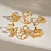 Women's Jewelry Stainless Steel Liquid Irregular Adjustable Opening Ring Niche Design Titanium Steel Ring_ipsvogv.com