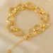 Hip Hop Luxury Copper Gold-plated O-shaped Hand Woven Couple's Women's Bracelet, Daily Party Wear_ipsvogv.com