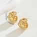 2024 New Forest Sweet Women's Edition, Korean Fold, Niche Design Academy Style and Earrings_ipsvogv.com