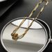 Internet celebrity 2023 niche titanium steel lock bone chain full of zirconium necklace, feminine and luxurious,_ipsvogv.com