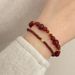 14k Gold Pleated Aluminum Can Bracelet From The United States, Suitable For Women's Niche, Natural Red Agate, Slim_ipsvogv.com