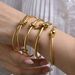 Women's Jewelry Stainless Steel Open Knotted Bracelets Fashion Bracelets Cross Border Jewelry Style Simple Jewelry_ipsvogv.com