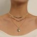 Open The Lid Three-dimensional Relief Love Necklace, Punk Fashion Multi-layer Snake Bone Chain Necklace_ipsvogv.com